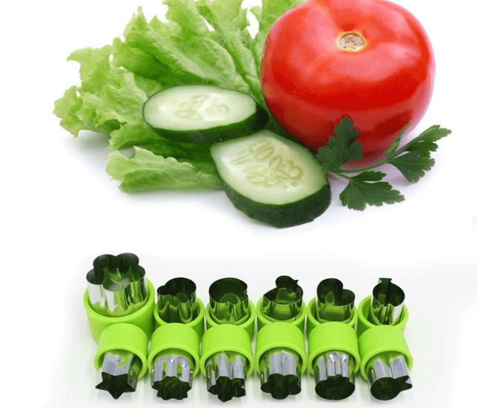 Vegetable Fruit Flowers Cartoon Cutter Mold Cake Cookie Biscuit Cutting Shape Tools - MRSLM