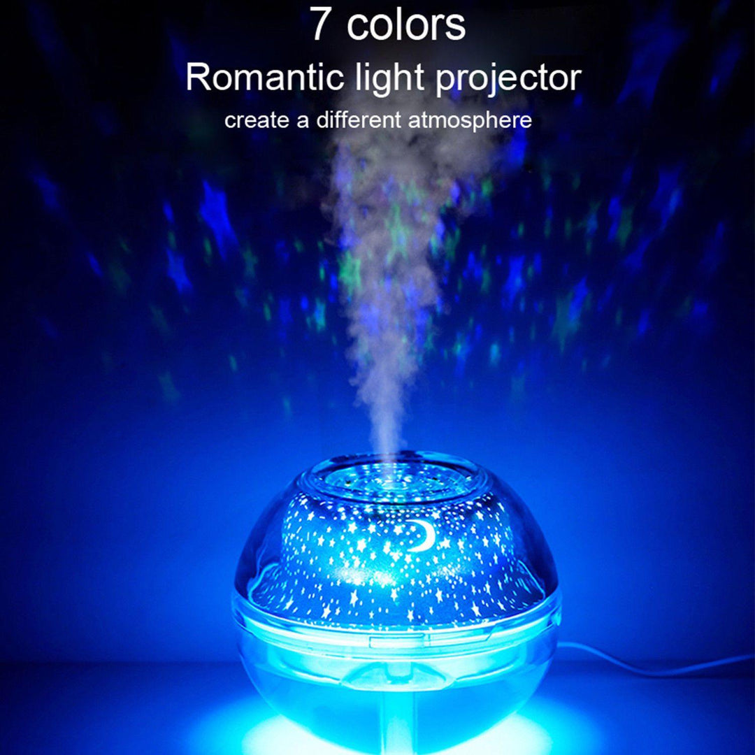 500ml LED Ultrasonic Essential Oil Humidifier