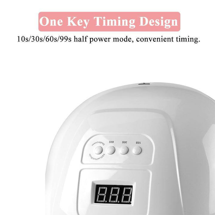 120w Nail Light Therapy Machine Quick-drying Painless Nail Polish Glue Baking UV Lamp