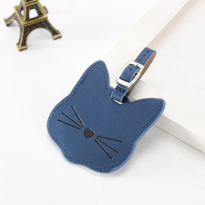 Cute Cartoon Cat Luggage Tag