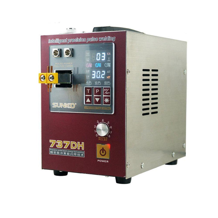 SUNKKO 737DH 4.3KW Spot Welding Machine Upgraded Induction Delay Battery Spot Welding Machine 18650 Lithium Battery High-power Small Touch Welder