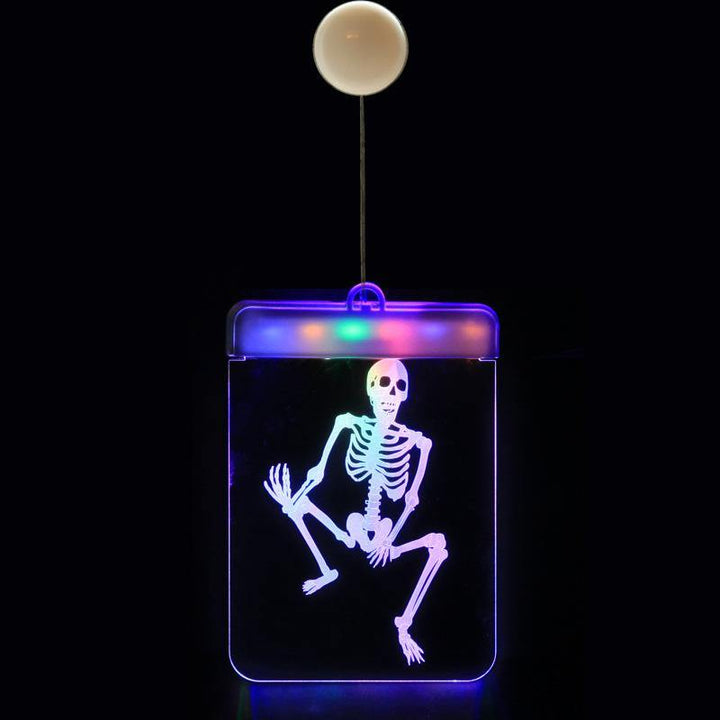 Creativity Christmas Decoration USB Lights LED Battery Lights Bells Elk String Lights 3D Acrylic Board Hanging Lights - MRSLM