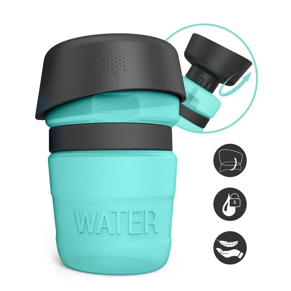 Pet Outdoor Foldable Bottle Dog Travel Water Bottle Dog Water Dispenser - MRSLM