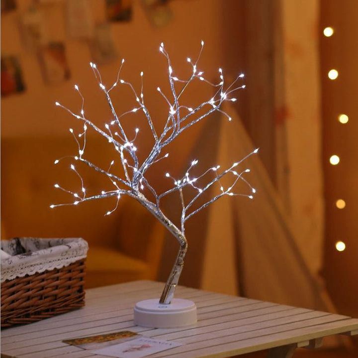 Tree Light Touch Switch Pearl Star Night Light - MRSLM