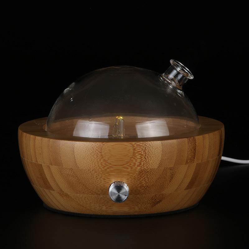 Glass Ultrasound Aroma Diffuser Household Ultrasound Humidifier Bedroom Essential Oil Aromatherapy Machine