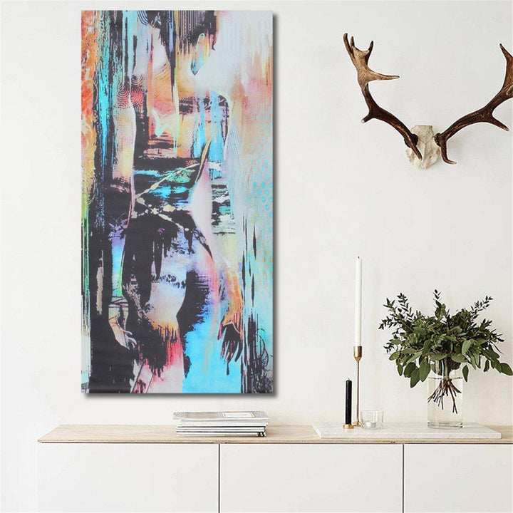 1 Piece Woman Back View Abstract Canvas Print Painting Wall Decorative Print Art Pictures Framed/Frameless Wall Hanging Decorations for Home Office