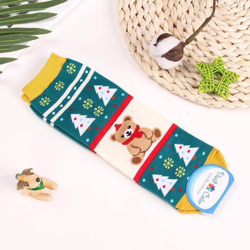 New Year's Socks for Autumn and Winter Christmas Women Socks - MRSLM