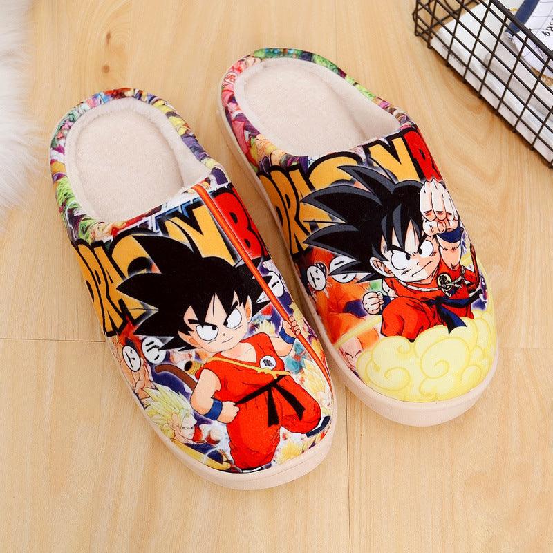 Two-dimensional animation slippers