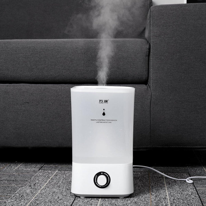 4L 300ml/hr Ultrasonic Humidifier 360° Cool Mist Diffuser Air Purifier