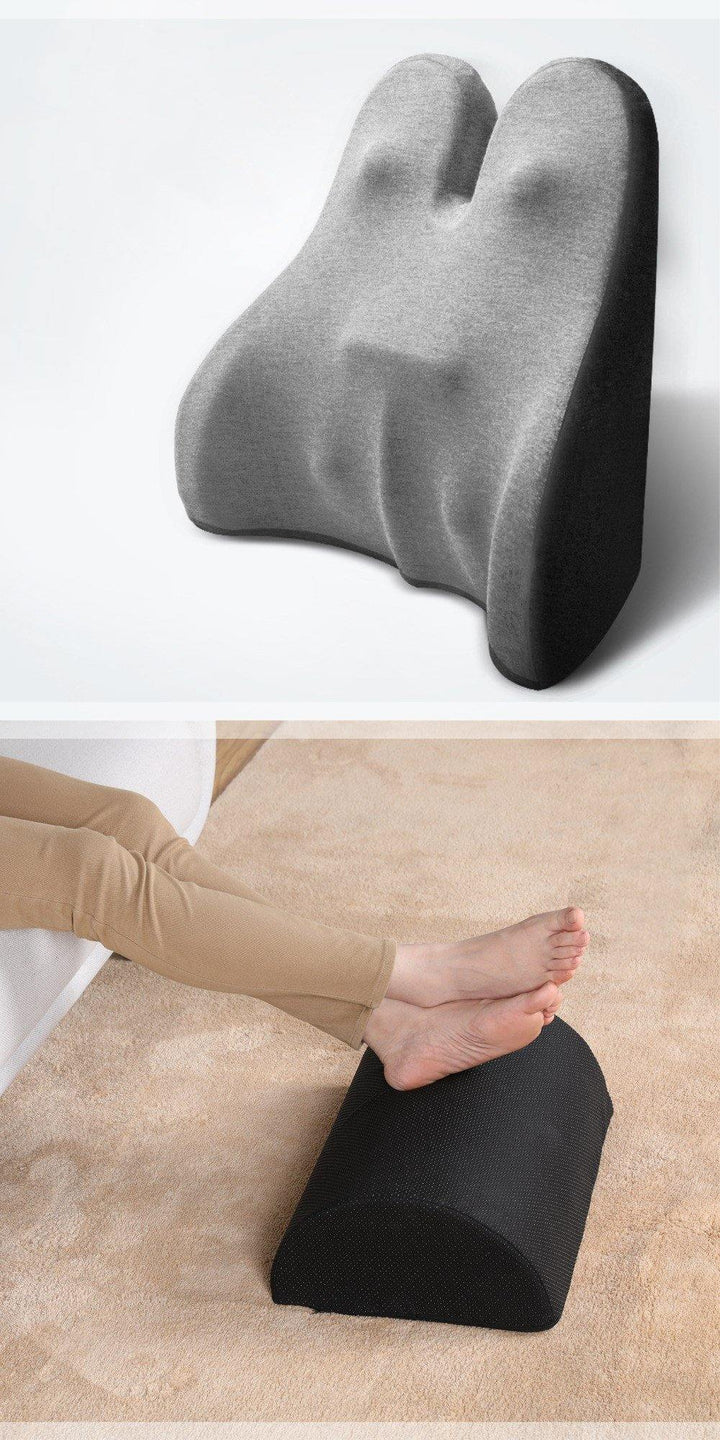 Memory Foam Waist Lumbar Side Support Pillow Spine Coccyx Protect Orthopedic Car Seat Office Sofa Chair Back Cushion - MRSLM