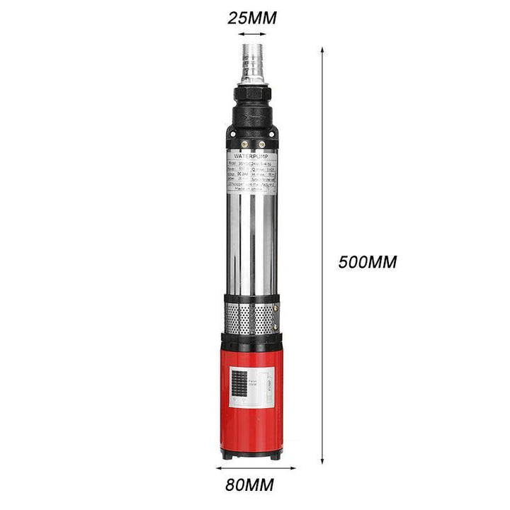 12/24/48V Submersible Water Pump Solar Deep Well Pump