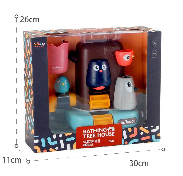 Bathroom Toys Pipeline Water Spray Shower Game Bird Mushroom Toy for Children Swimming Bathroom Bathing Kids Toy (Bird)