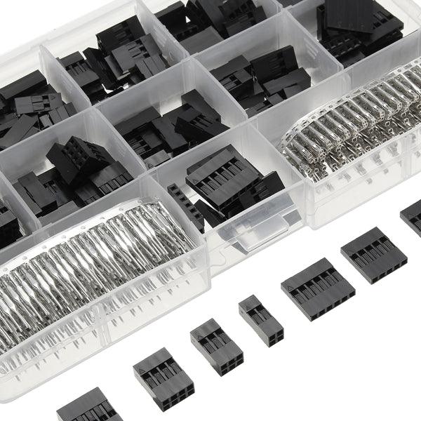 Excellway TC10 620pcs Wire Jumper Pin Header Connector Housing Kit For Dupont and Crimp Pins