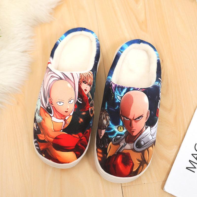 Two-dimensional animation slippers