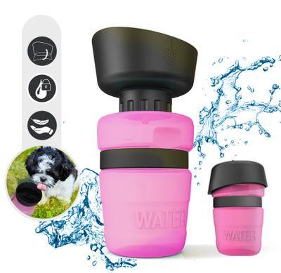 Pet Outdoor Foldable Bottle Dog Travel Water Bottle Dog Water Dispenser - MRSLM