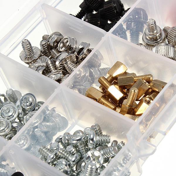 228pcs Computer Case Screws Kit For Motherboard PC Case Fan