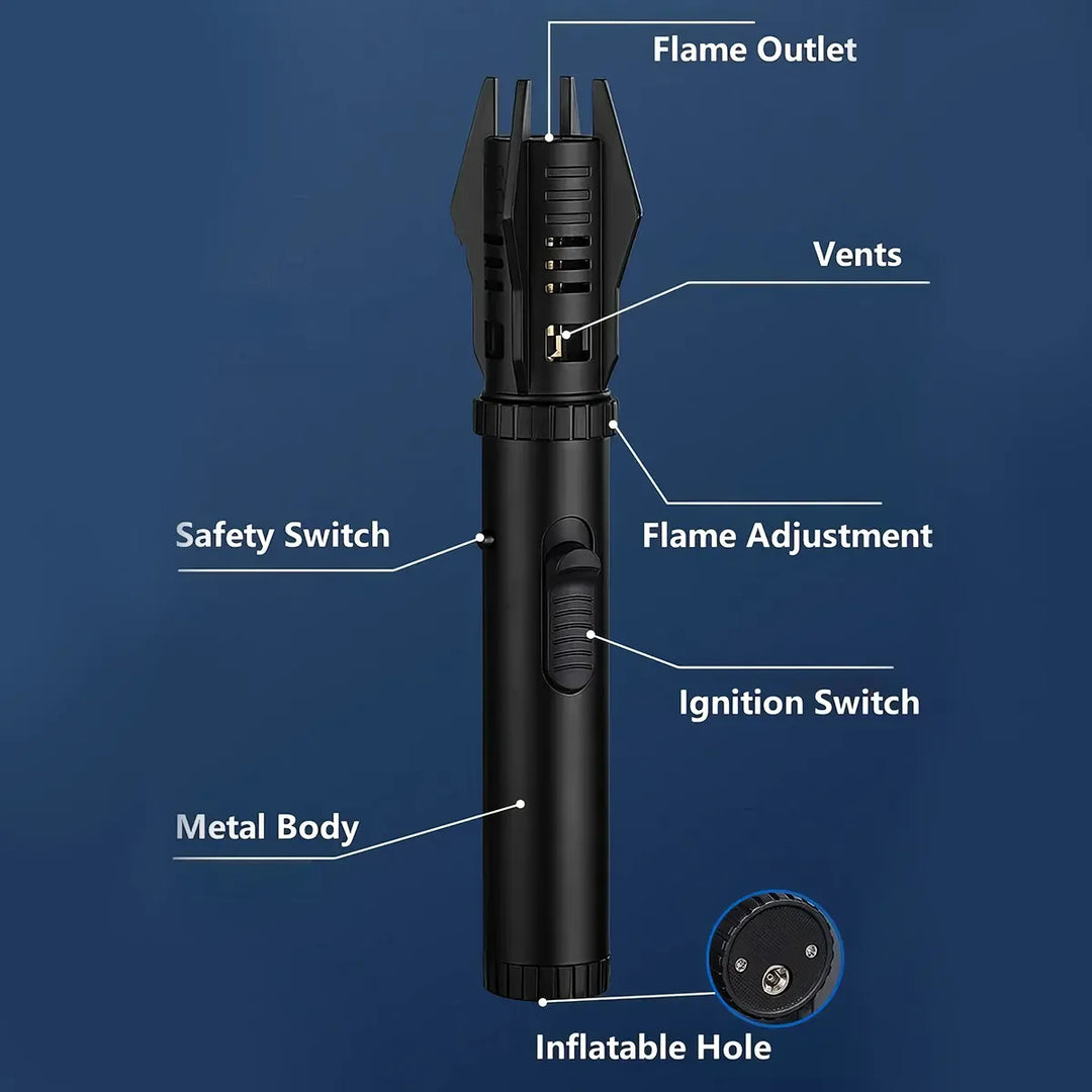 360° Outdoor Windproof Turbine Torch Lighter