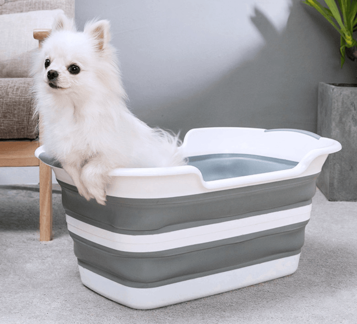 Multipurpose Silicone Foldable Baby Pet Bath Tub Bucket Non-Slip