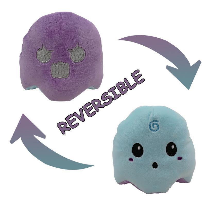 Reversible Flip Octopus Stuffed Plush Doll Toy - MRSLM