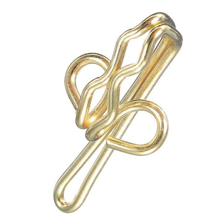 100pcs Gold/Silver Curtain Hooks Metal 28mm for Pencil Pleat Tapes Curtains Hook