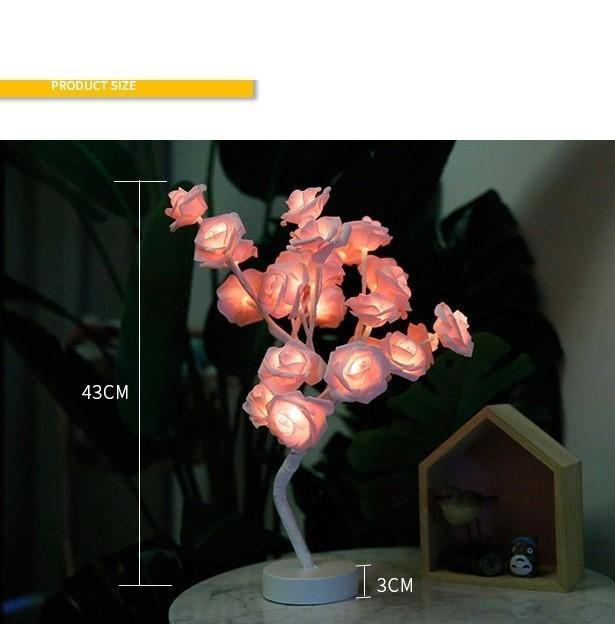 Rose Flower Tree LED Lamp