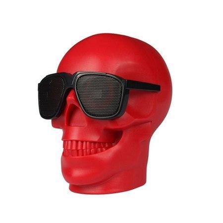 Skull with Sunglass Shape Wireless Bluetooth Speaker - MRSLM