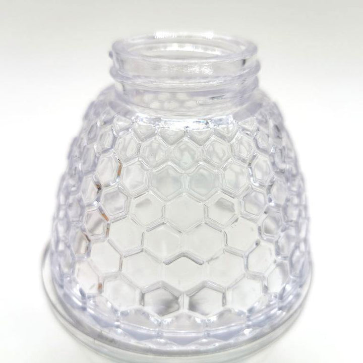 Squeeze Bottle Honey Jar Container Bee Drip Dispenser Kettle Storage Pot (Transparent)