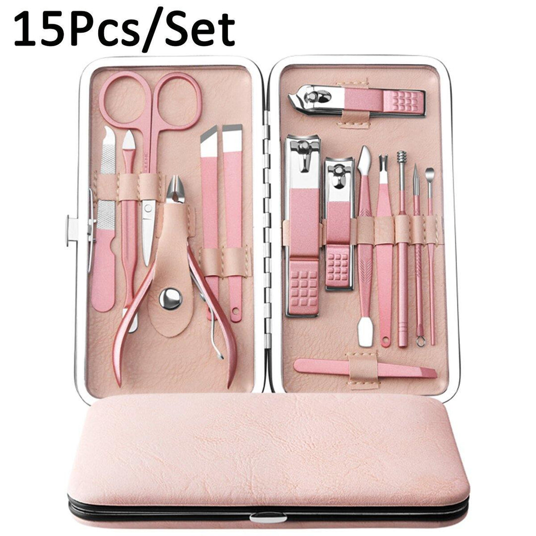 10/13/15/18Pcs Stainless Steel Nail Clipper Set Manicure Set  Nail Tool