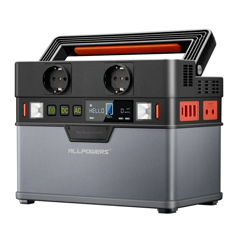 Portable Power Station Emergency Solar Generator for Camping