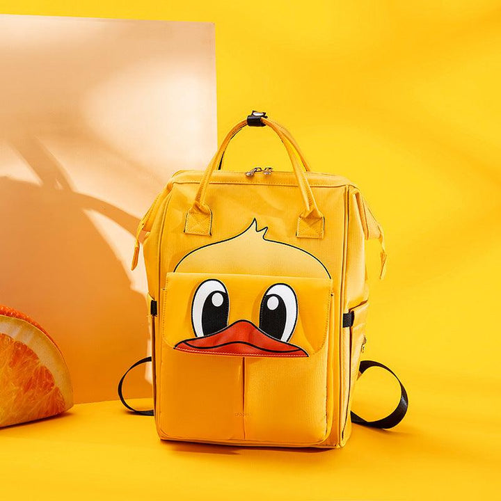 Little Yellow Duck Backpack Simple Handbag