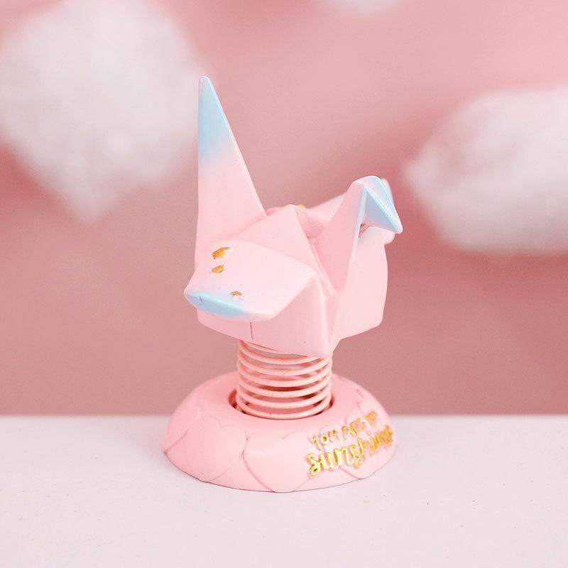 Cartoon Paper Cranes Car Decoration - MRSLM