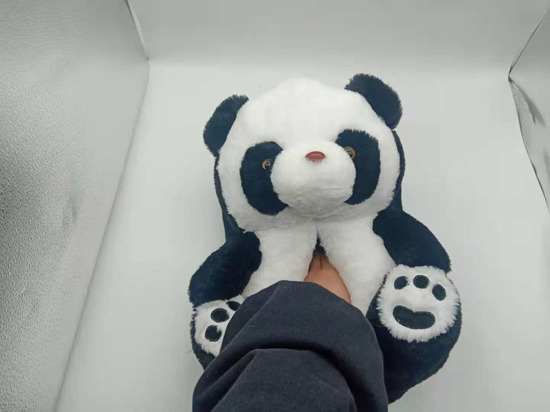 Fashion Trend Cute Panda Slippers Doll