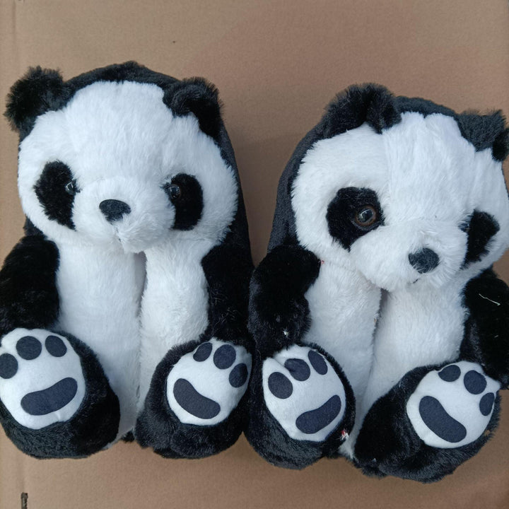 Fashion Trend Cute Panda Slippers Doll