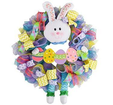 Cute Easter Decoration Rabbit Wreath Lovely Faceless Doll Easter Thief Bunny Butt And Ears Cartoon Rabbits - MRSLM