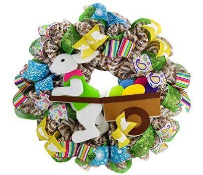 Cute Easter Decoration Rabbit Wreath Lovely Faceless Doll Easter Thief Bunny Butt And Ears Cartoon Rabbits - MRSLM