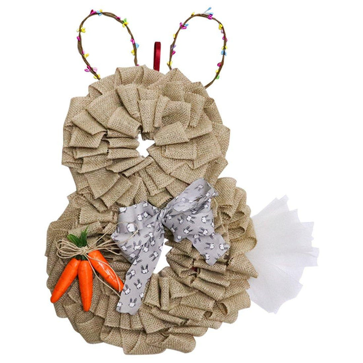 Cute Easter Decoration Rabbit Wreath Lovely Faceless Doll Easter Thief Bunny Butt And Ears Cartoon Rabbits - MRSLM