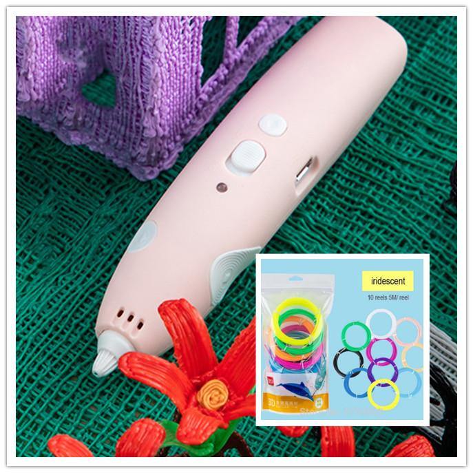 3D Printing Pen Smart Graffiti Pen Three-dimensional Painting Pen Charging - MRSLM