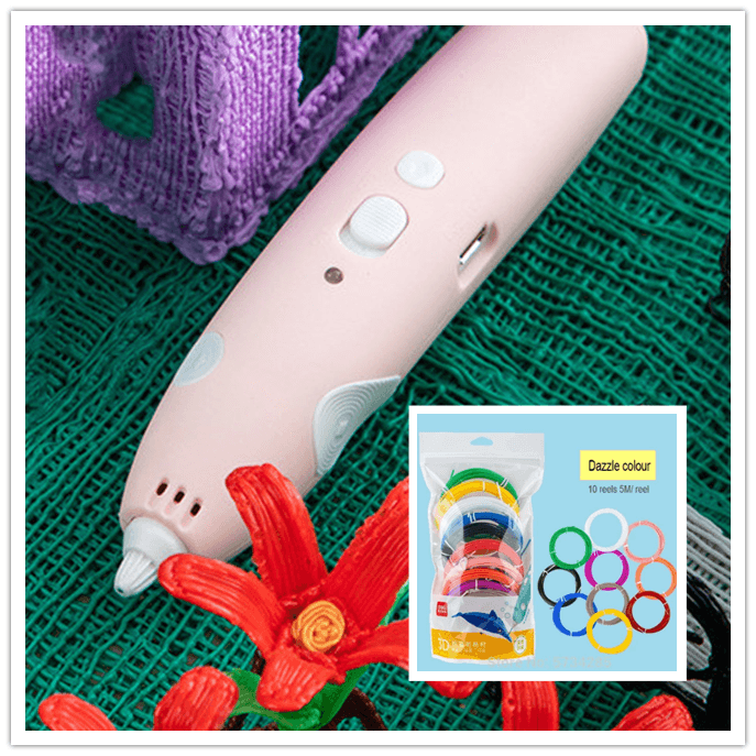 3D Printing Pen Smart Graffiti Pen Three-dimensional Painting Pen Charging - MRSLM