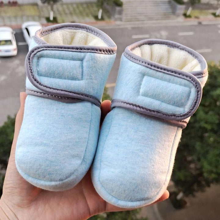 Velcro with Soft Soles for Baby Does Not Come Off Cotton Shoes - MRSLM