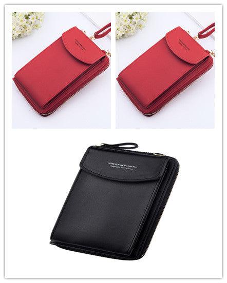 Mobile Phone Bag Zipper Women Diagonal Bag