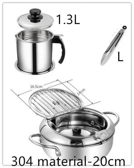 Stainless Steel Telescopic Folding Basket Frying Basket French Fries Degreasing Kitchen Tool