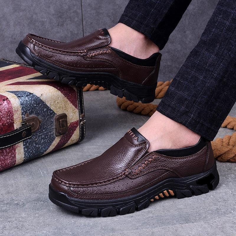 Cross-Border Men's Shoes Large Size Foreign Trade Men's Leather Shoes