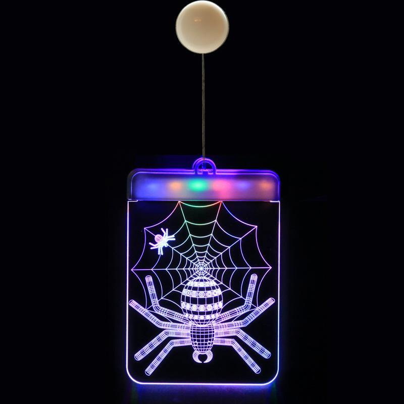 Creativity Christmas Decoration USB Lights LED Battery Lights Bells Elk String Lights 3D Acrylic Board Hanging Lights - MRSLM