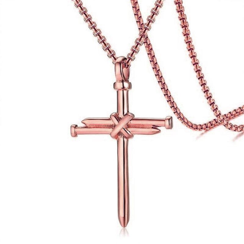 Stainless Steel Titanium Steel Alloy Nail Necklace