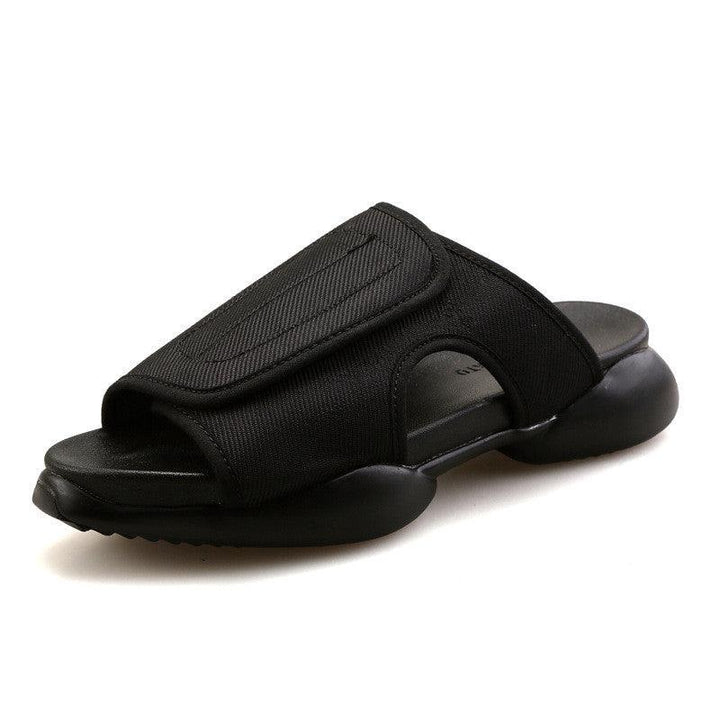 Thick-soled Men's Slip-on Slippers Breathable Thick-soled Increased Beach Slippers