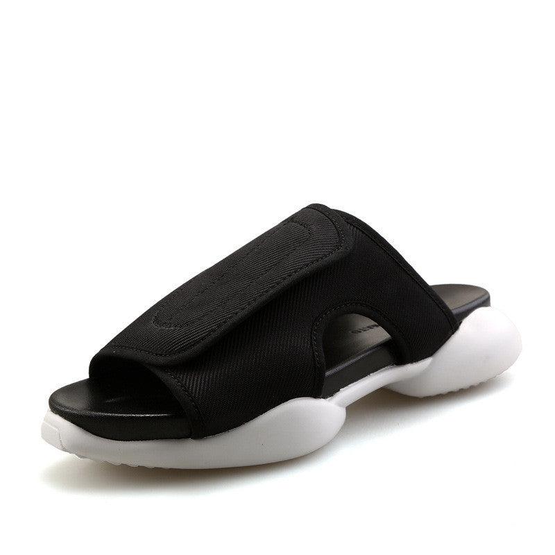 Thick-soled Men's Slip-on Slippers Breathable Thick-soled Increased Beach Slippers