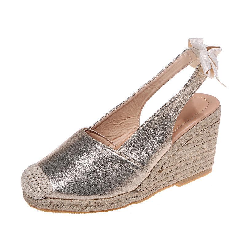 Fashion Women's Snake Print Toe Cap Sandals