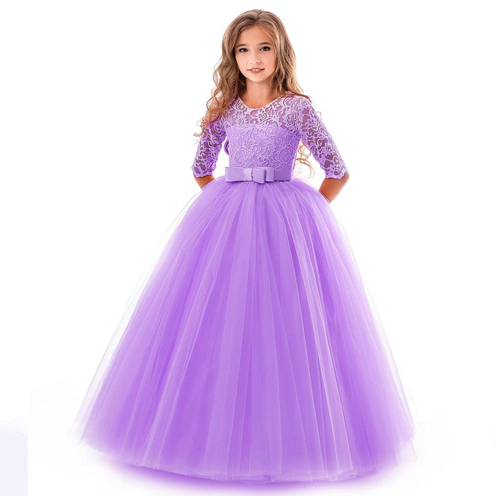 Children's Dress Long-Sleeved Large Children's Tutu Skirt