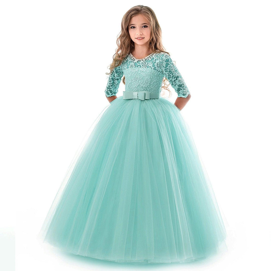 Children's Dress Long-Sleeved Large Children's Tutu Skirt