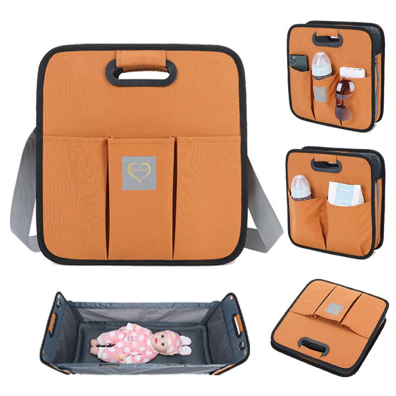 2021 New Design Fashion Portable Shoulder Folding Bed Baby Nappy Messenger Bags